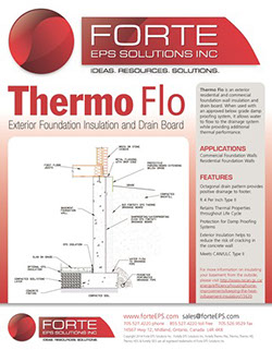 eps insulation forte thermo drain flo foundation exterior polystyrene technical pdf resources