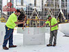 Fortefy Geofoam EPS Blocks chosen for PPG Place Ice Rink in Pittsburgh PA - Easily modified on site